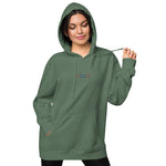 Sudadera con capucha teñida unisex"free"