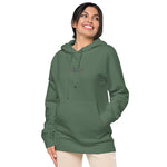 Sudadera con capucha teñida unisex"free"