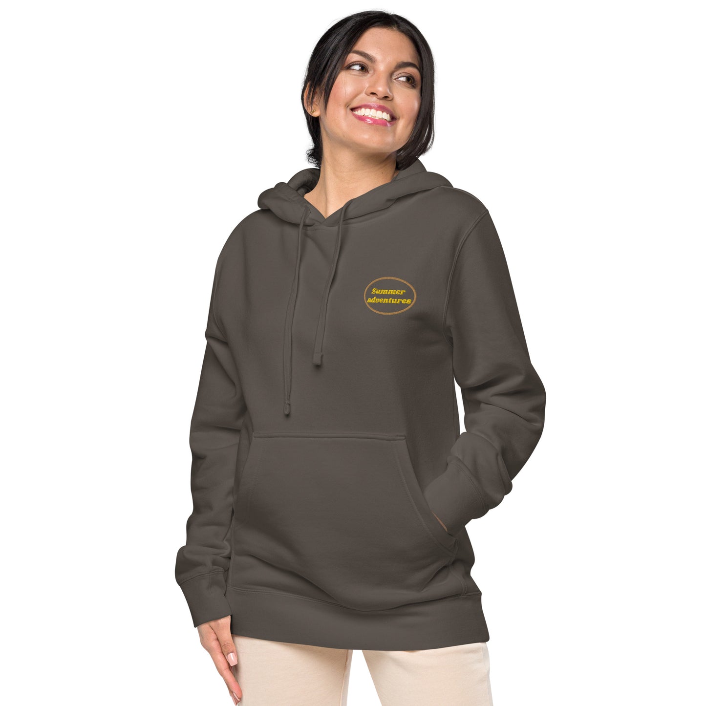 Sudadera con capucha teñida unisex"Summer adventure"