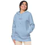 Sudadera con capucha teñida unisex"free"