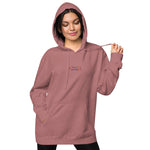 Sudadera con capucha teñida unisex"free"