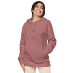 Sudadera con capucha teñida unisex"free"