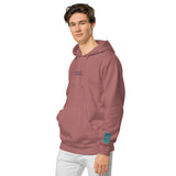 Sudadera con capucha teñida unisex"free"