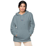 Sudadera con capucha teñida unisex"free"