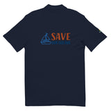 Polo de piqué unisex "save our oceans"