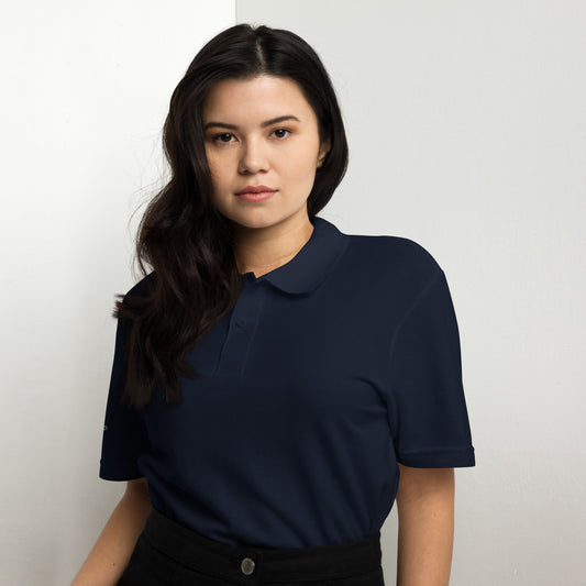 Polo de piqué unisex "save our oceans"