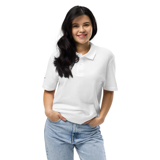 Polo de piqué unisex "save our oceans"