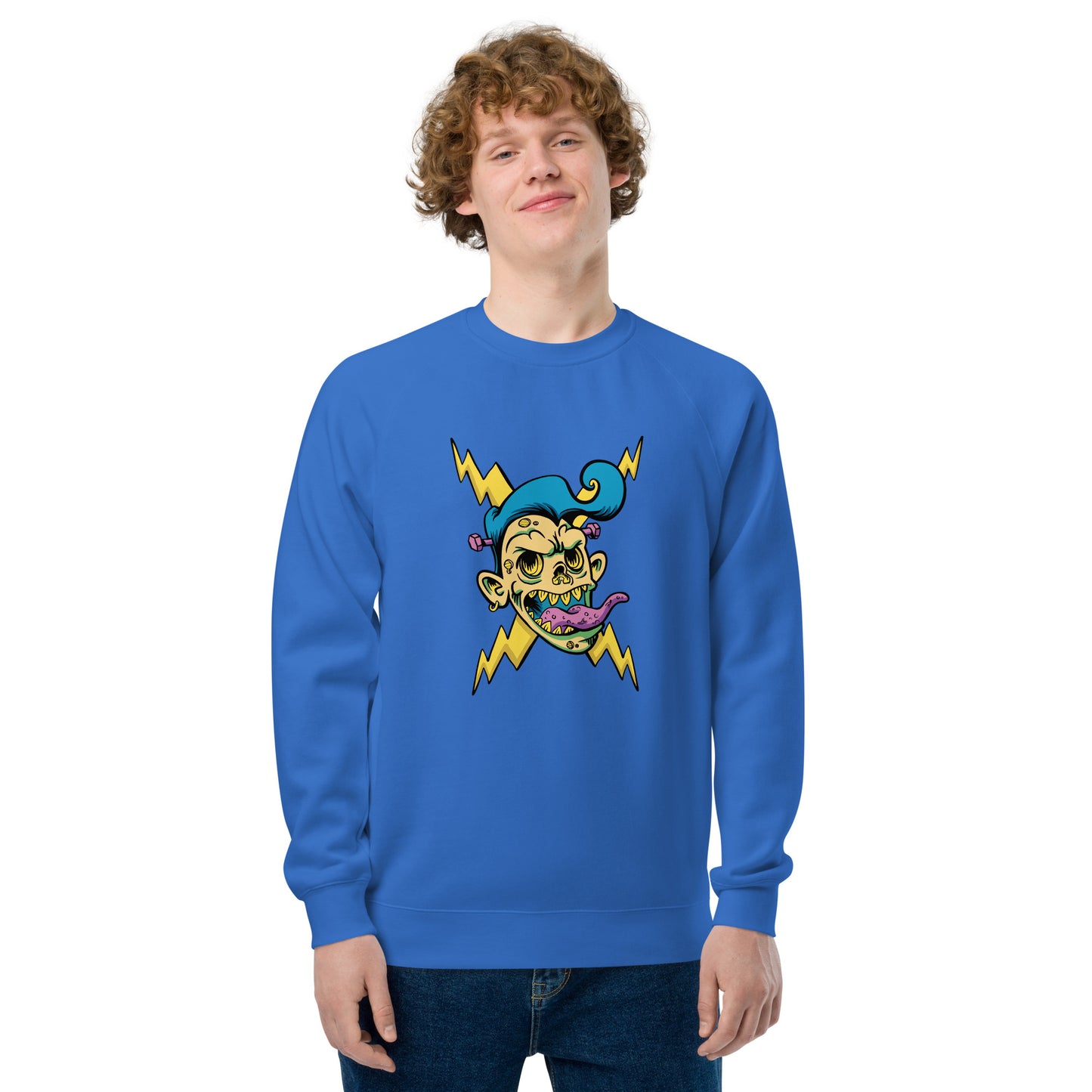 Sudadera raglán unisex"Bhav"