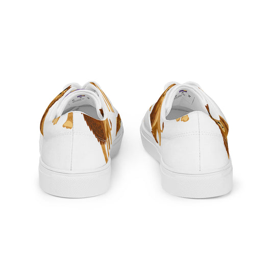 Zapatillas de lona con cordones para mujer"lion"