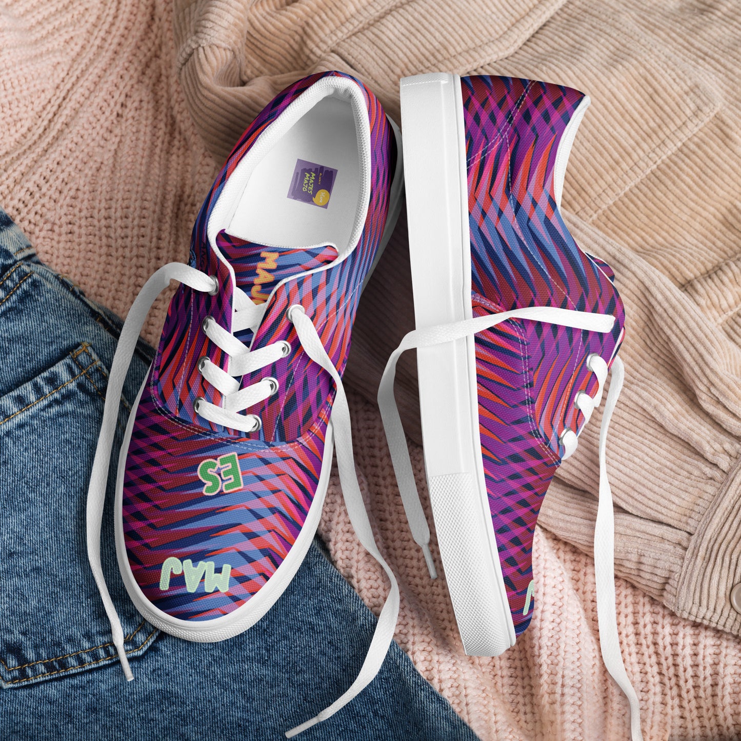 Zapatillas de lona con cordones para mujer"Kos"