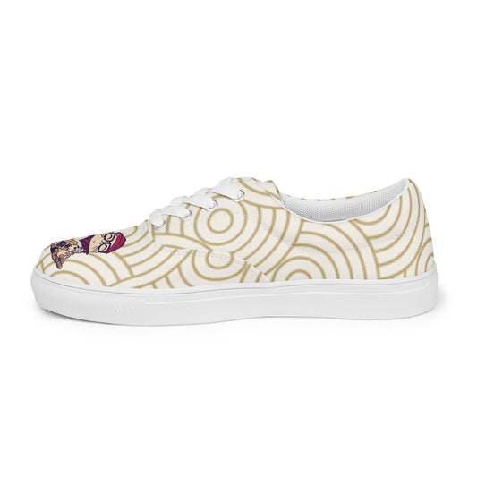 Zapatillas de lona con cordones para mujer"Alma"