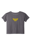 Ladies Draft Crop Tee"wonder woman"