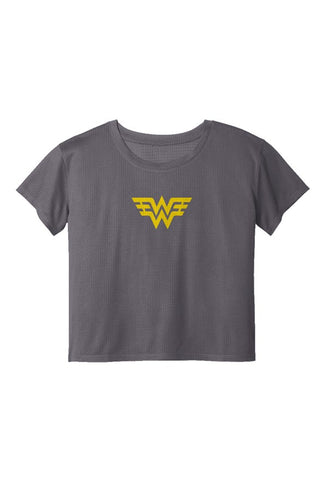 Ladies Draft Crop Tee"wonder woman"