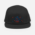 Gorra de cinco paneles"magdalena bandera americana"