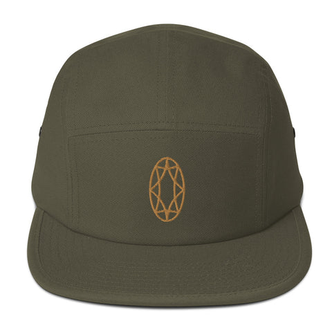 Gorra de cinco paneles"Joya de piedras preciosas"