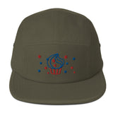 Gorra de cinco paneles"magdalena bandera americana"