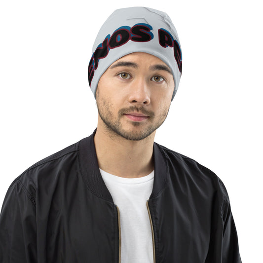 Gorro all over"Menos peor"
