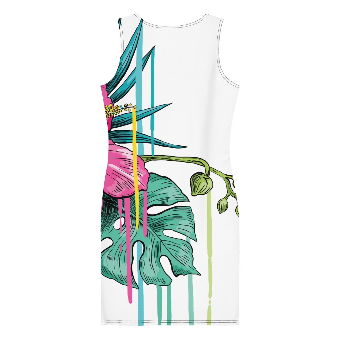 Vestido para sublimación cortado y cosido"floral"