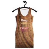 Vestido para sublimación cortado y cosido"keep calm"