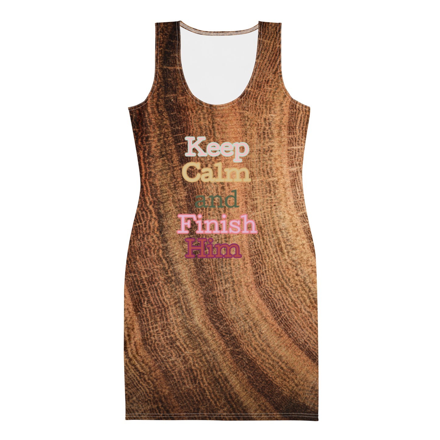 Vestido para sublimación cortado y cosido"keep calm"