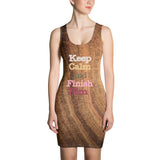 Vestido para sublimación cortado y cosido"keep calm"