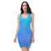 Vestido para sublimación cortado y cosido