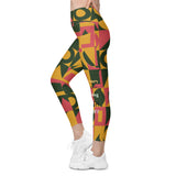 Leggings mit "nach rechts gehenden" Taschen