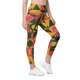 Leggings mit "nach rechts gehenden" Taschen