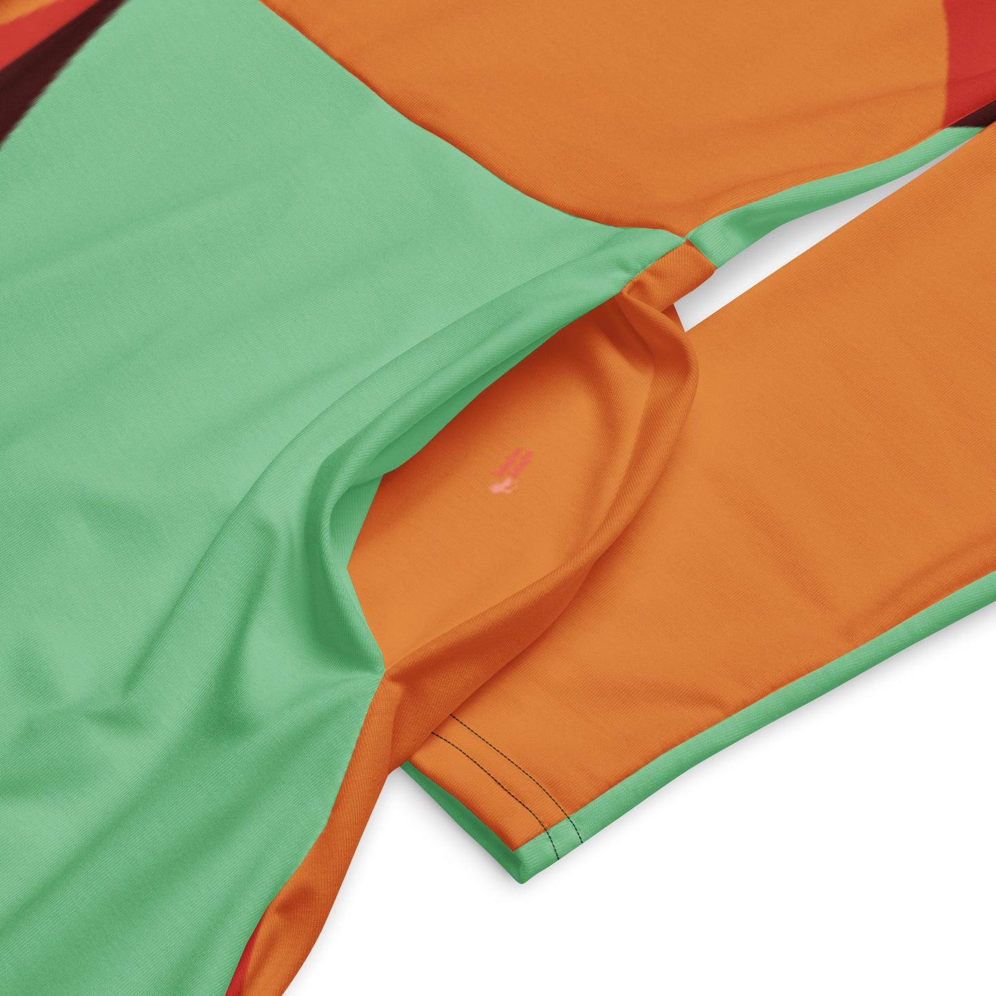 Vestido midi con manga larga all over"Curiti"