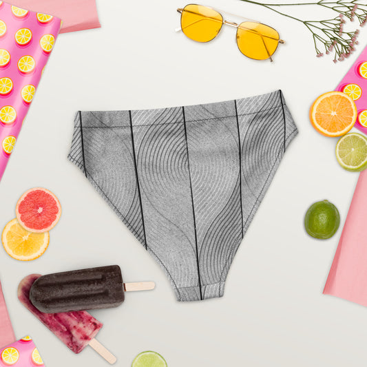 Braguita bikini reciclada talle alto all over"Orle"