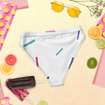 Recycling-Bikinihose mit hoher Taille "mjm"