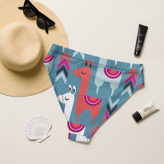 Braguita bikini reciclada talle alto all over