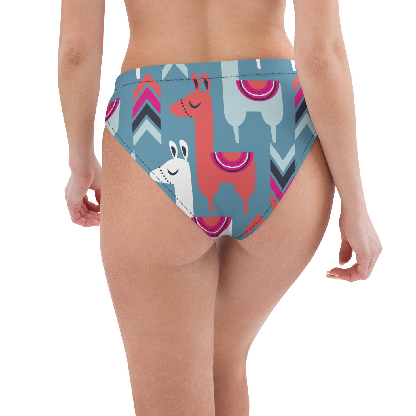 Braguita bikini reciclada talle alto all over