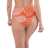 Braguita bikini reciclada talle alto all over"Chandi"