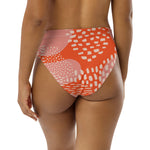 Braguita bikini reciclada talle alto all over"Chandi"