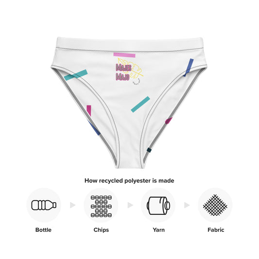 Braguita bikini reciclada talle alto all over"mjm"