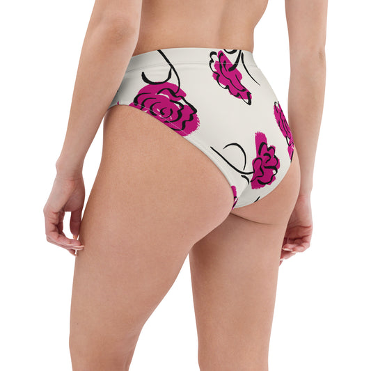 Braguita bikini reciclada talle alto all over"Balti"