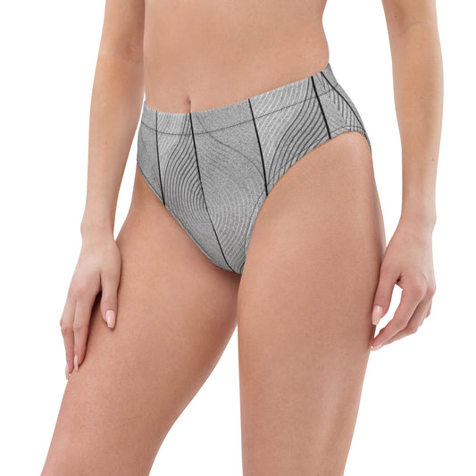 Braguita bikini reciclada talle alto all over"Orle"