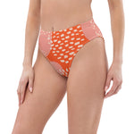 Braguita bikini reciclada talle alto all over"Chandi"