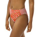 Braguita bikini reciclada talle alto all over"Chandi"