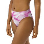 Braguita bikini reciclada talle alto all over"Zelen"