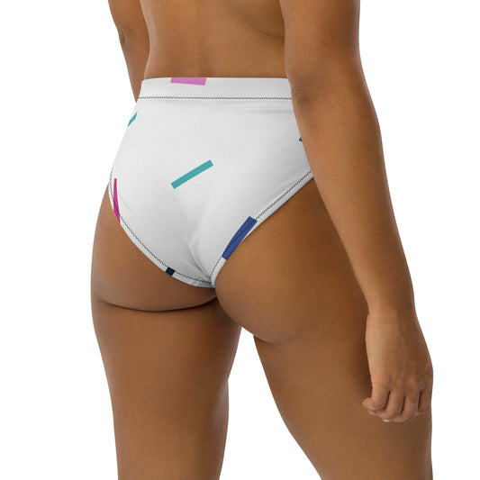 Braguita bikini reciclada talle alto all over"mjm"