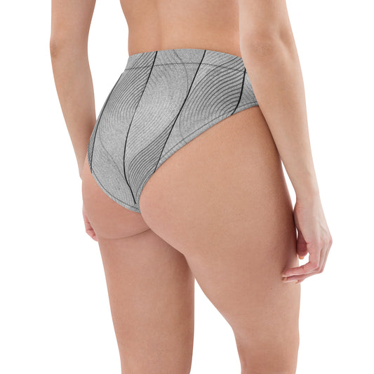 Braguita bikini reciclada talle alto all over"Orle"