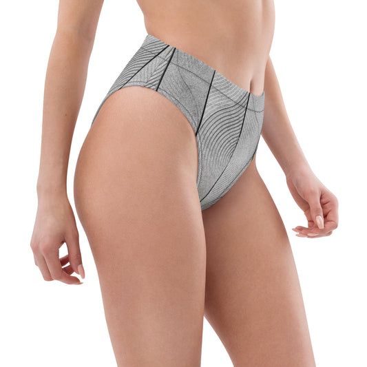 Braguita bikini reciclada talle alto all over"Orle"