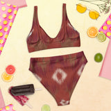 Bikini reciclado talle alto all over"style"