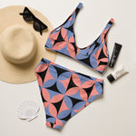 Bikini reciclado talle alto all over"jiang"