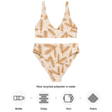 Bikini reciclado talle alto all over"style"