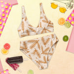 Bikini reciclado talle alto all over"style"