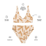 Bikini reciclado talle alto all over"style"