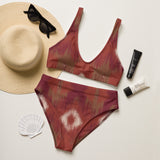 Bikini reciclado talle alto all over"style"